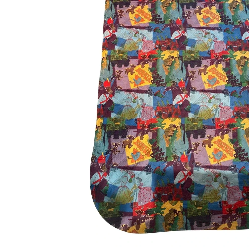 Disney All-Star Movies Resort Comforter 113x101 Prop Vintage Room Blanket